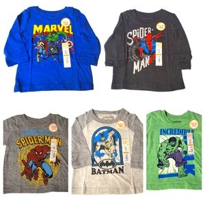 Boys 9 month NWT Shirt super hero bundle